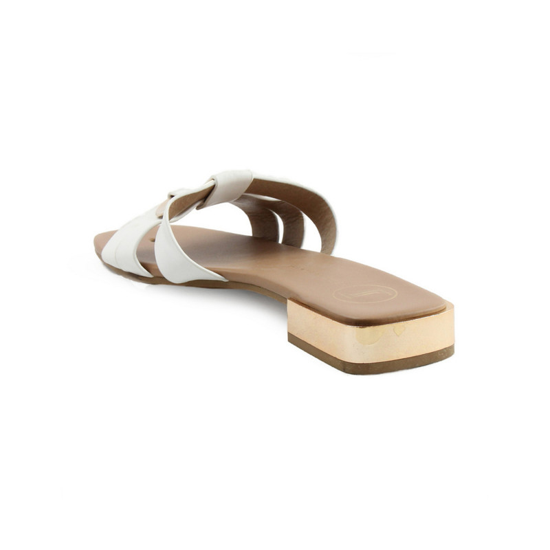 Foto 5 pulgar | Sandalia Lob Footwear Pu Blanco para Mujer