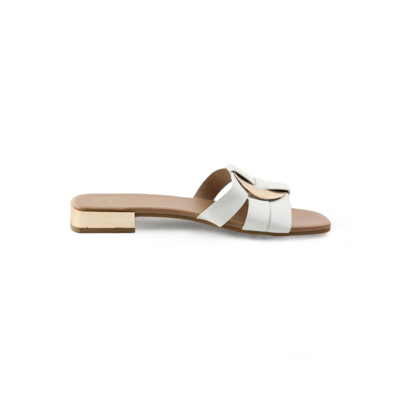 Foto 6 pulgar | Sandalia Lob Footwear Pu Blanco para Mujer