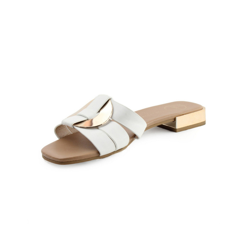 Foto 7 pulgar | Sandalia Lob Footwear Pu Blanco para Mujer