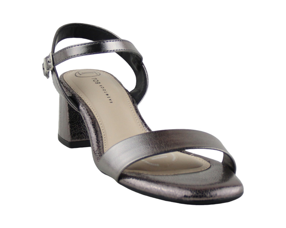 Foto 2 pulgar | Sandalia Para Mujer Lob Footwear Metalico Gris 86804759