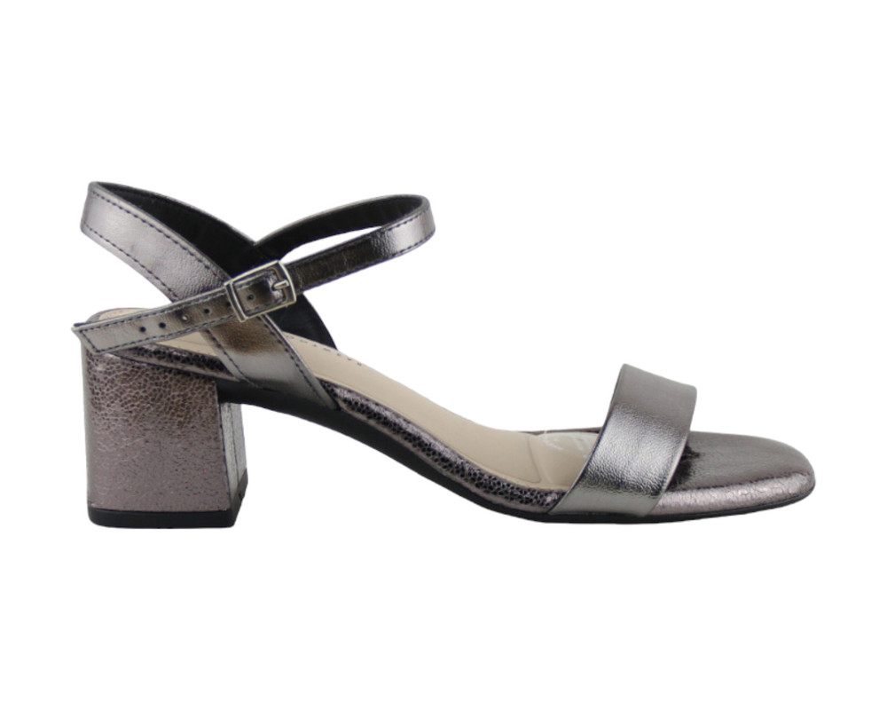 Foto 3 pulgar | Sandalia Para Mujer Lob Footwear Metalico Gris 86804759