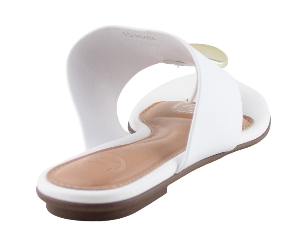 Foto 4 pulgar | Sandalia Para Mujer Lob Footwear Napa Turim Blanco 86804723