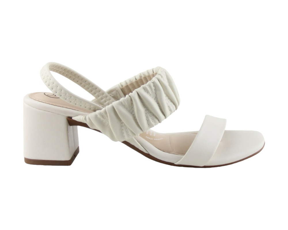 Foto 3 pulgar | Sandalia Para Mujer Lob Footwear Pele Strech/turim/elastico Blanco 86804753