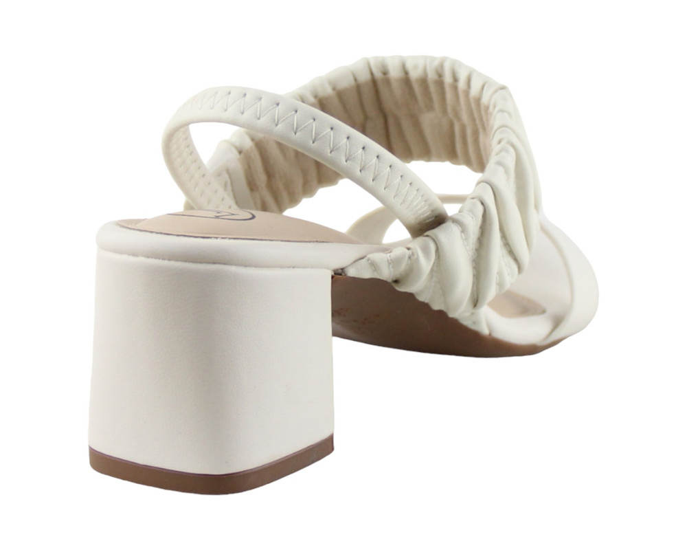 Foto 4 pulgar | Sandalia Para Mujer Lob Footwear Pele Strech/turim/elastico Blanco 86804753