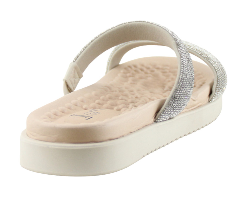 Foto 4 pulgar | Sandalia Para Mujer Lob Footwear Tira Pronta Blanco 86804732