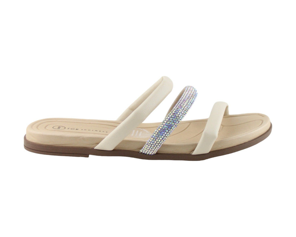 Foto 3 pulgar | Sandalia Para Mujer Lob Footwear Napa Turim Beige 86804731