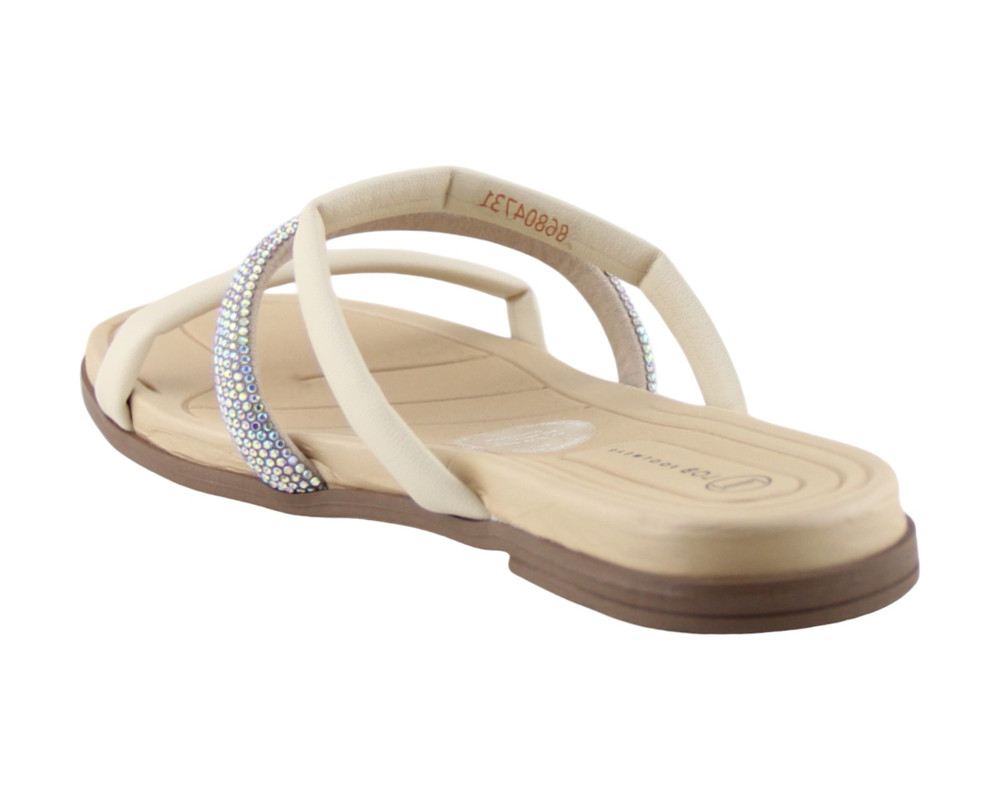 Foto 5 pulgar | Sandalia Para Mujer Lob Footwear Napa Turim Beige 86804731