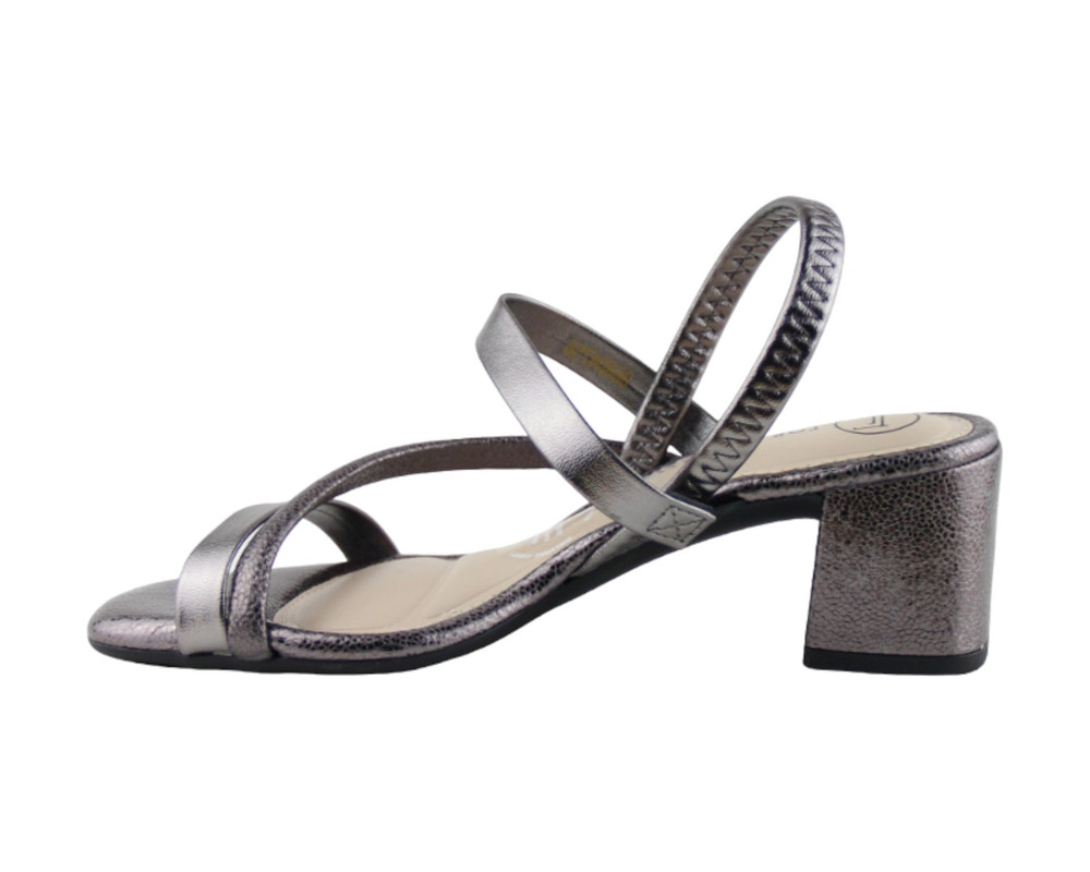 Foto 6 pulgar | Sandalia Para Mujer Lob Footwear Elas/meta Premium/tunisia Gris 86804756