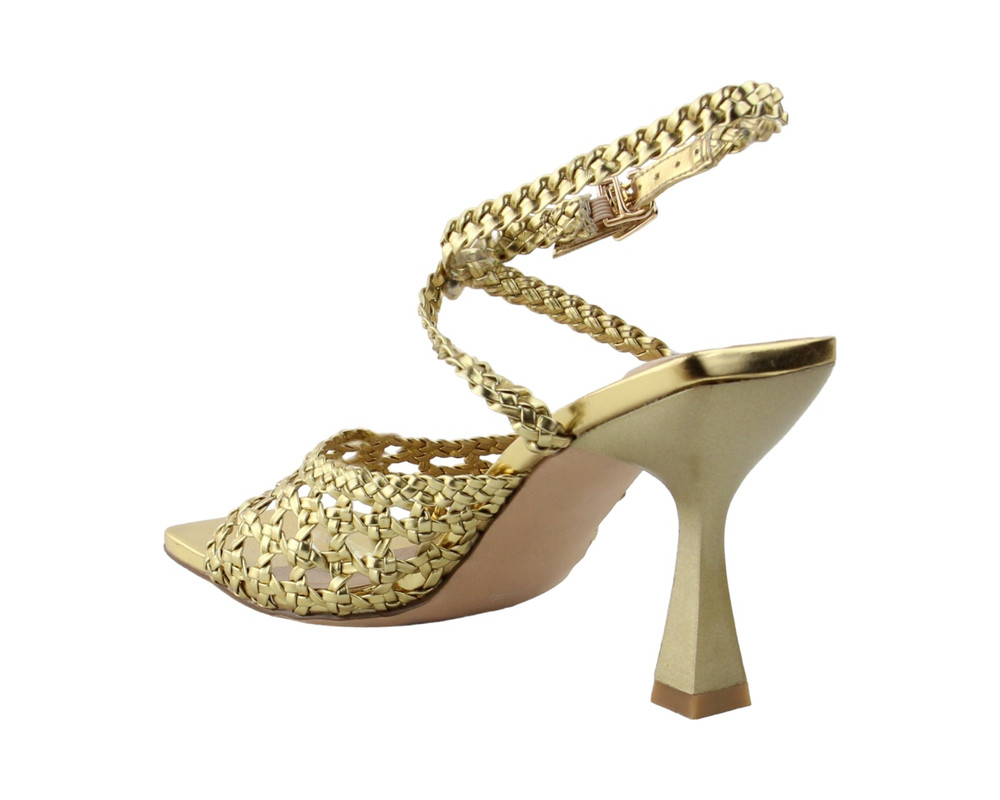 Foto 5 pulgar | Sandalia Para Mujer Lob Footwear Pu Oro 92904097