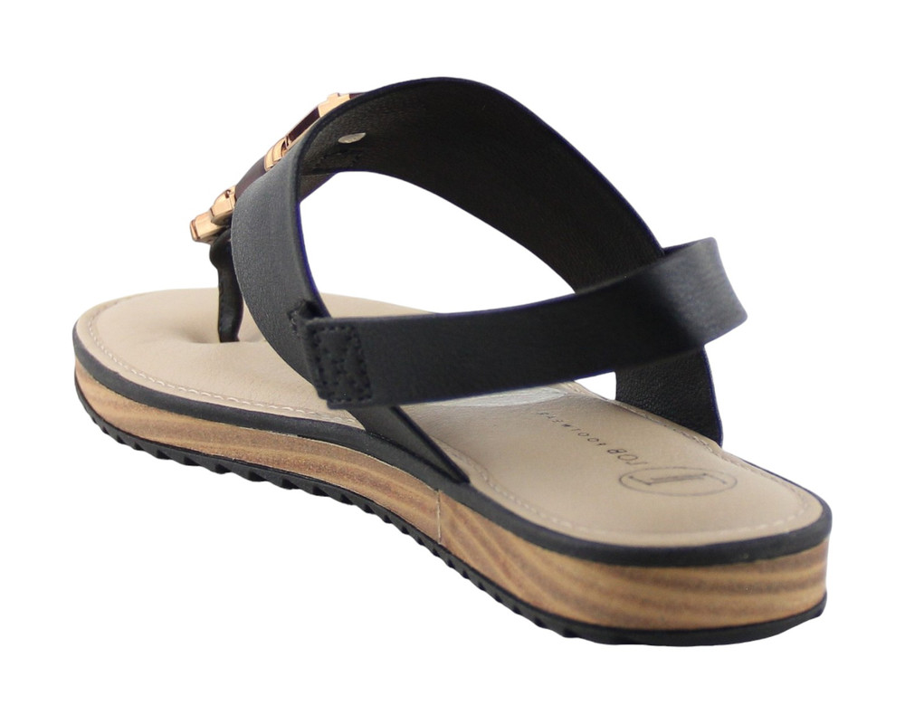 Foto 5 pulgar | Sandalia Para Mujer Lob Footwear Napa Floather Negro 86804726