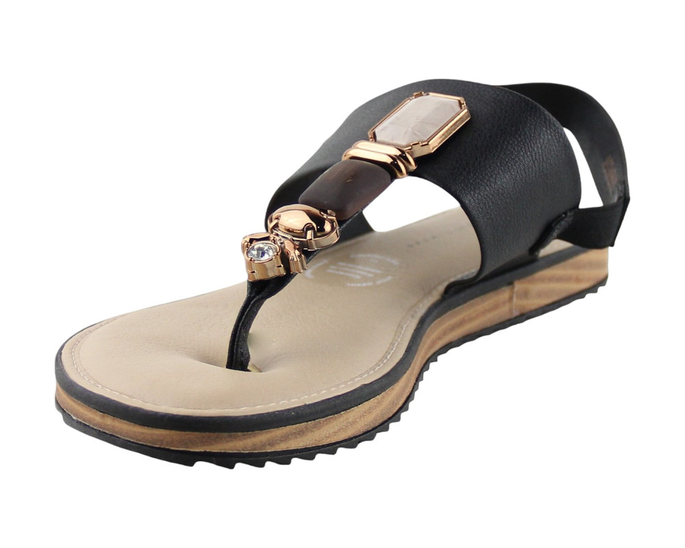 Foto 7 pulgar | Sandalia Para Mujer Lob Footwear Napa Floather Negro 86804726