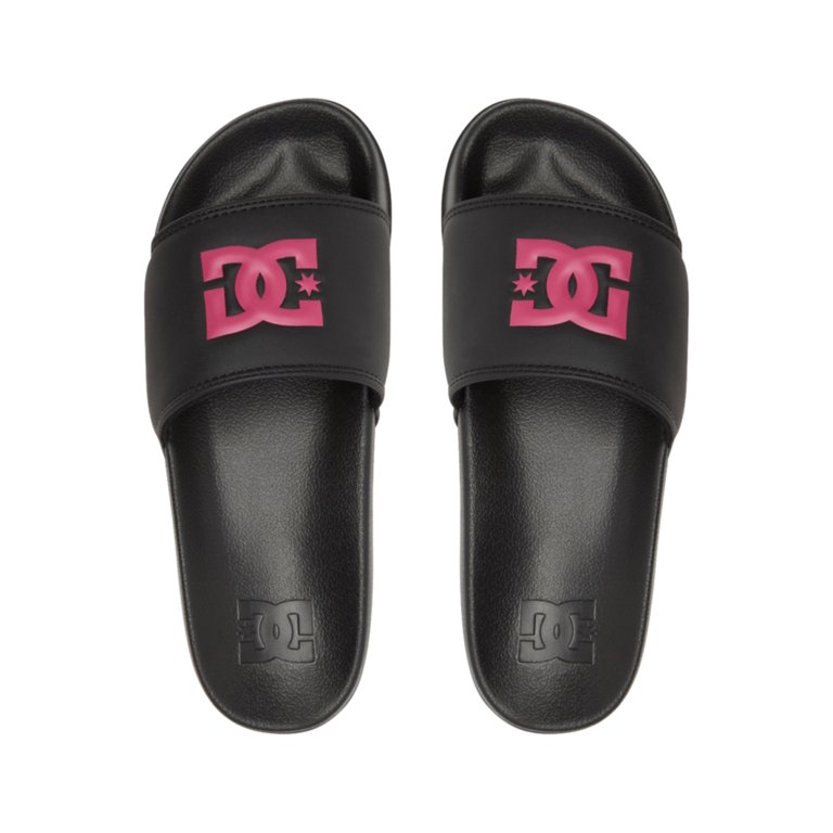 Sandalias DC Shoes Slide Color Negro Mujer Modelo Adjl100038bzp