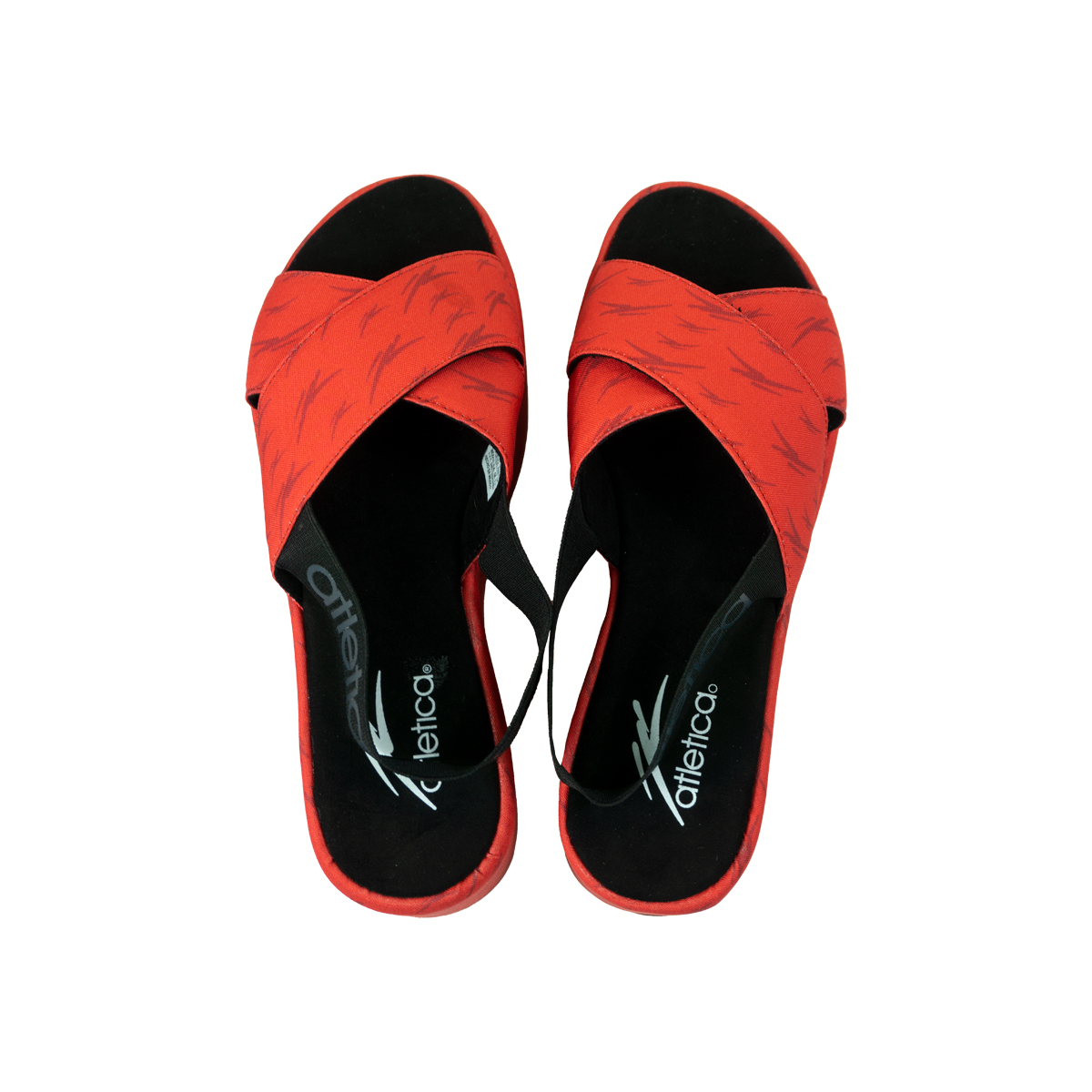 Foto 2 pulgar | Sandalias De Plataforma Para Mujer Atletica 2021430 Rojo