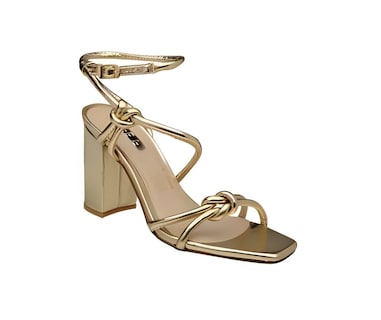 Foto 1 | Sandalias Efe Dorado para Dama