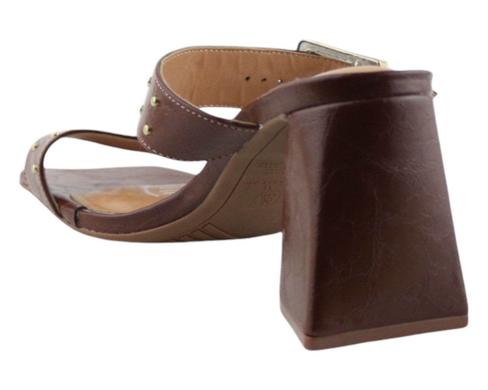 Foto 5 pulgar | Sandalia Lob Footwear Napa Soft Madri Café para Mujer