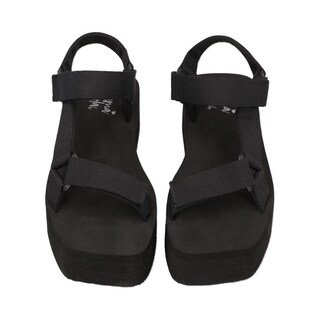 Foto 6 | Sandalia Mujer Huarache Mama Lola Casual Plataforma Negro