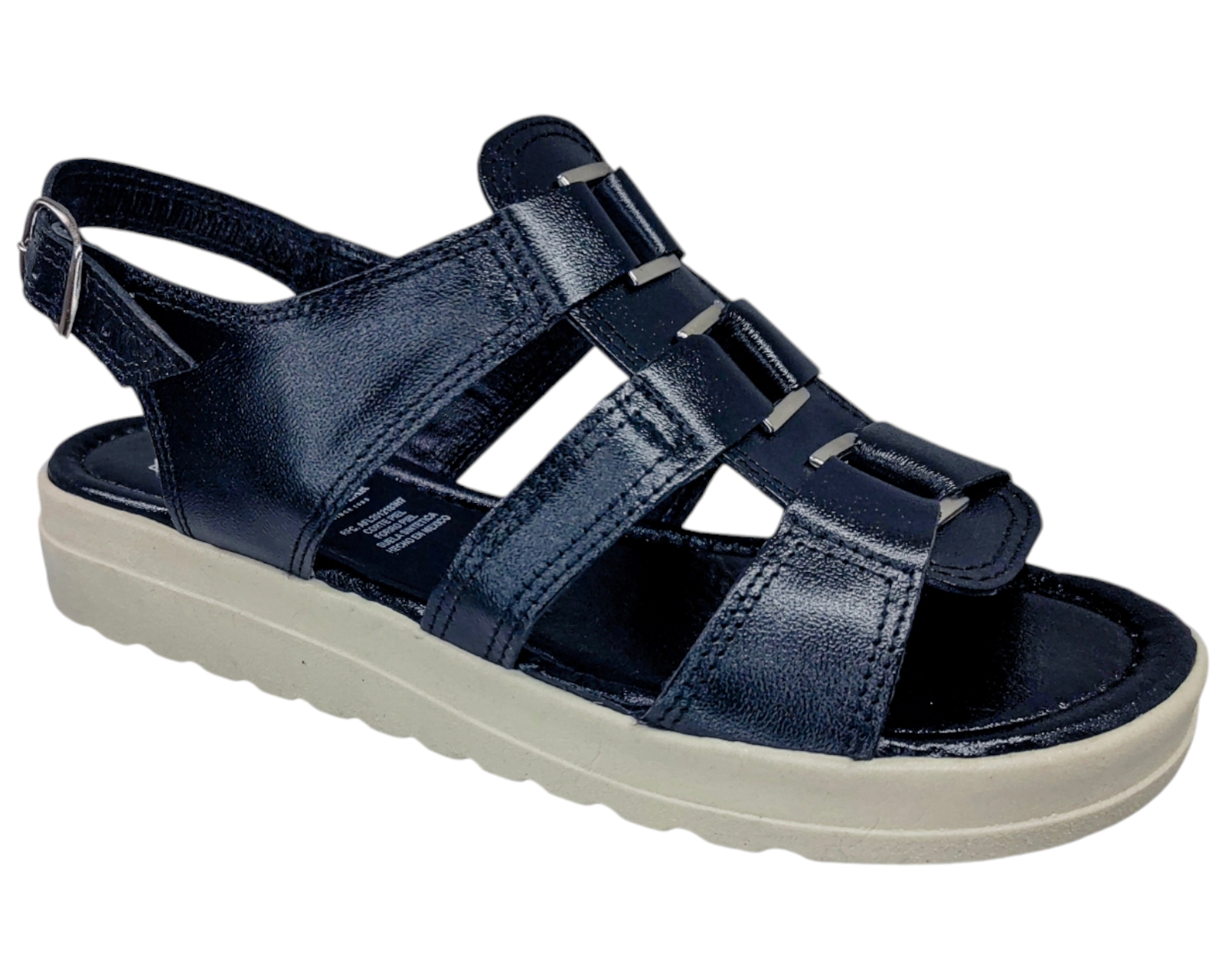 Foto 2 pulgar | Sandalias Casuales Piel Vacuno de Broche Versátil para Mujer