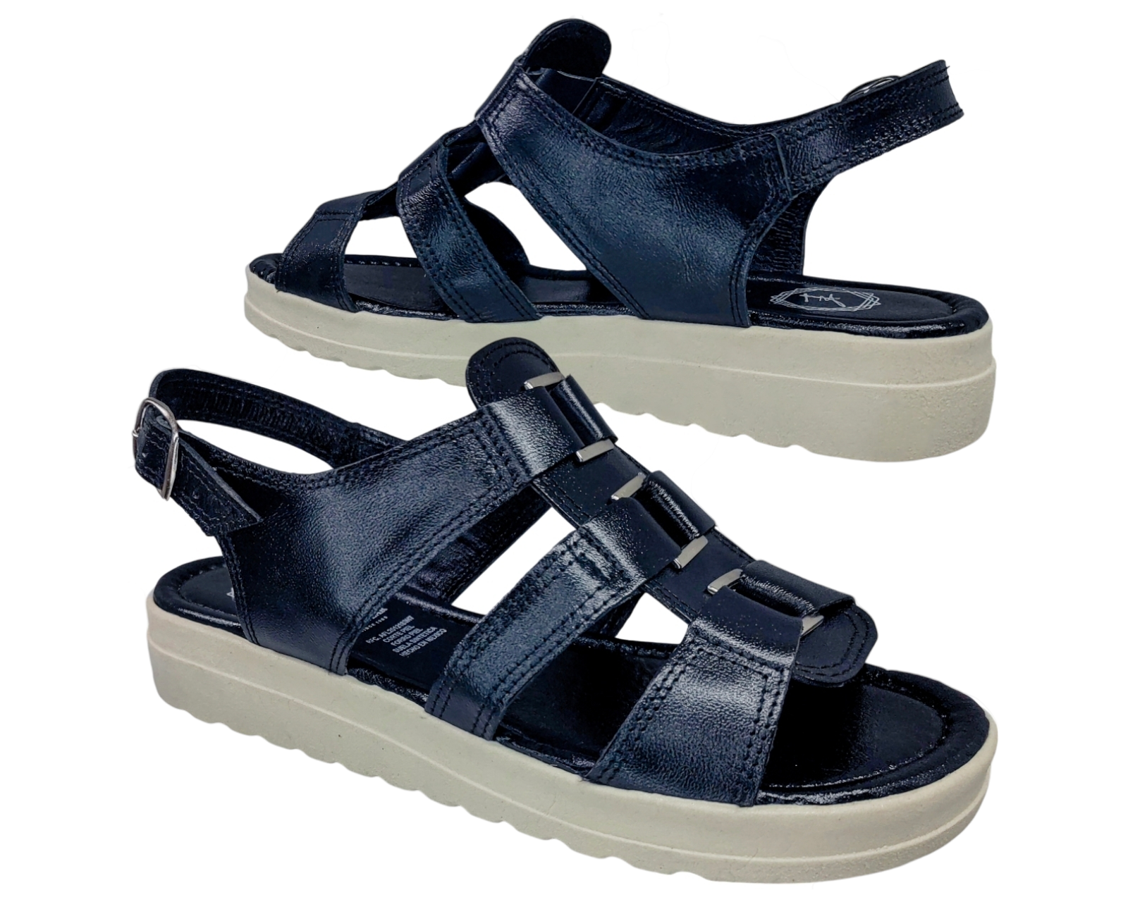 Foto 3 pulgar | Sandalias Casuales Piel Vacuno de Broche Versátil para Mujer
