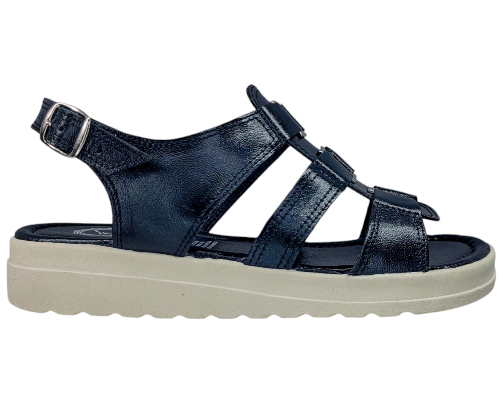 Foto 4 pulgar | Sandalias Casuales Piel Vacuno de Broche Versátil para Mujer