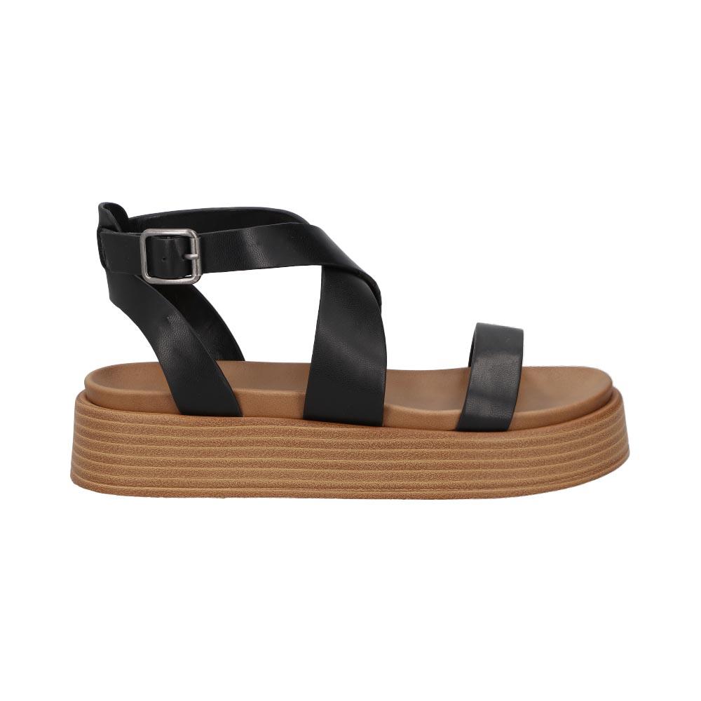 Foto 2 pulgar | Sandalia Mujer Vosse Casual Plataforma Dama Negro