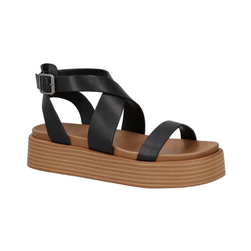 Foto 2 | Sandalia Mujer Vosse Casual Plataforma Dama Negro