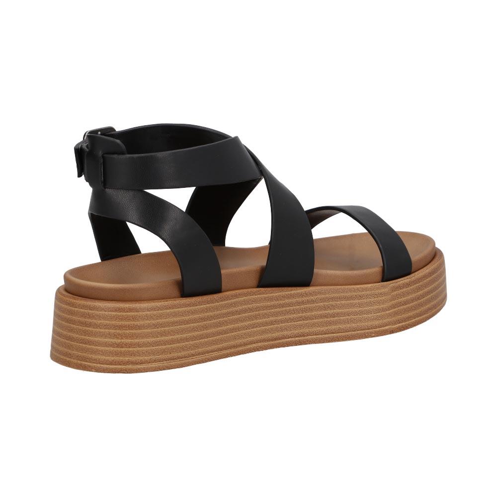 Foto 4 pulgar | Sandalia Mujer Vosse Casual Plataforma Dama Negro