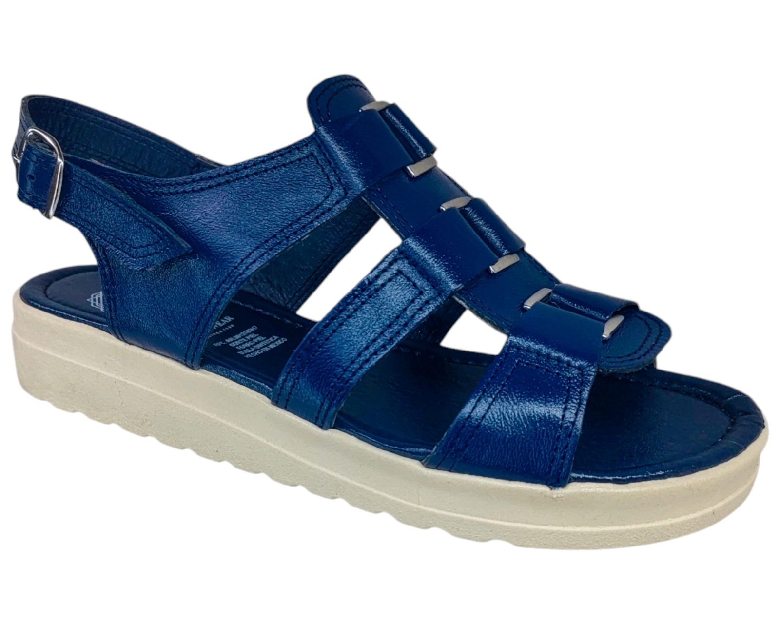 Foto 2 pulgar | Sandalias Casuales Piel Vacuno de Broche Versátil para Mujer