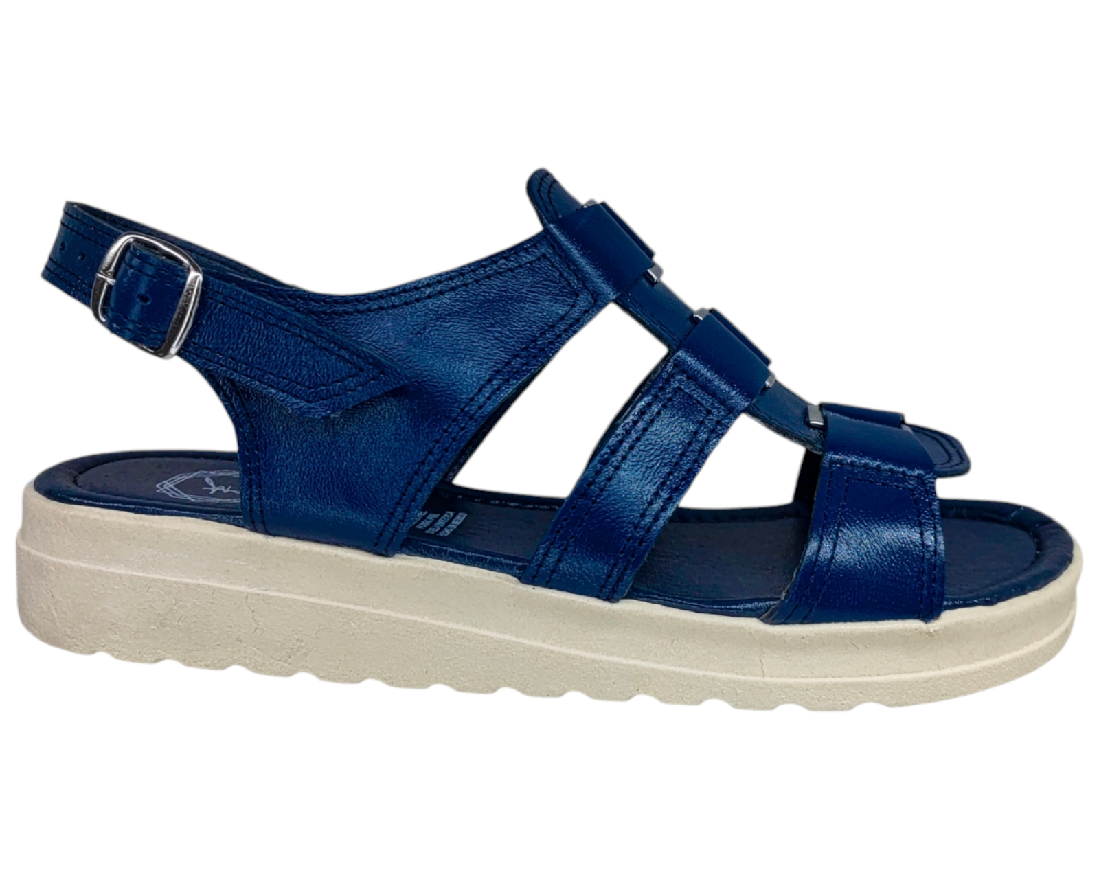 Foto 4 pulgar | Sandalias Casuales Piel Vacuno de Broche Versátil para Mujer