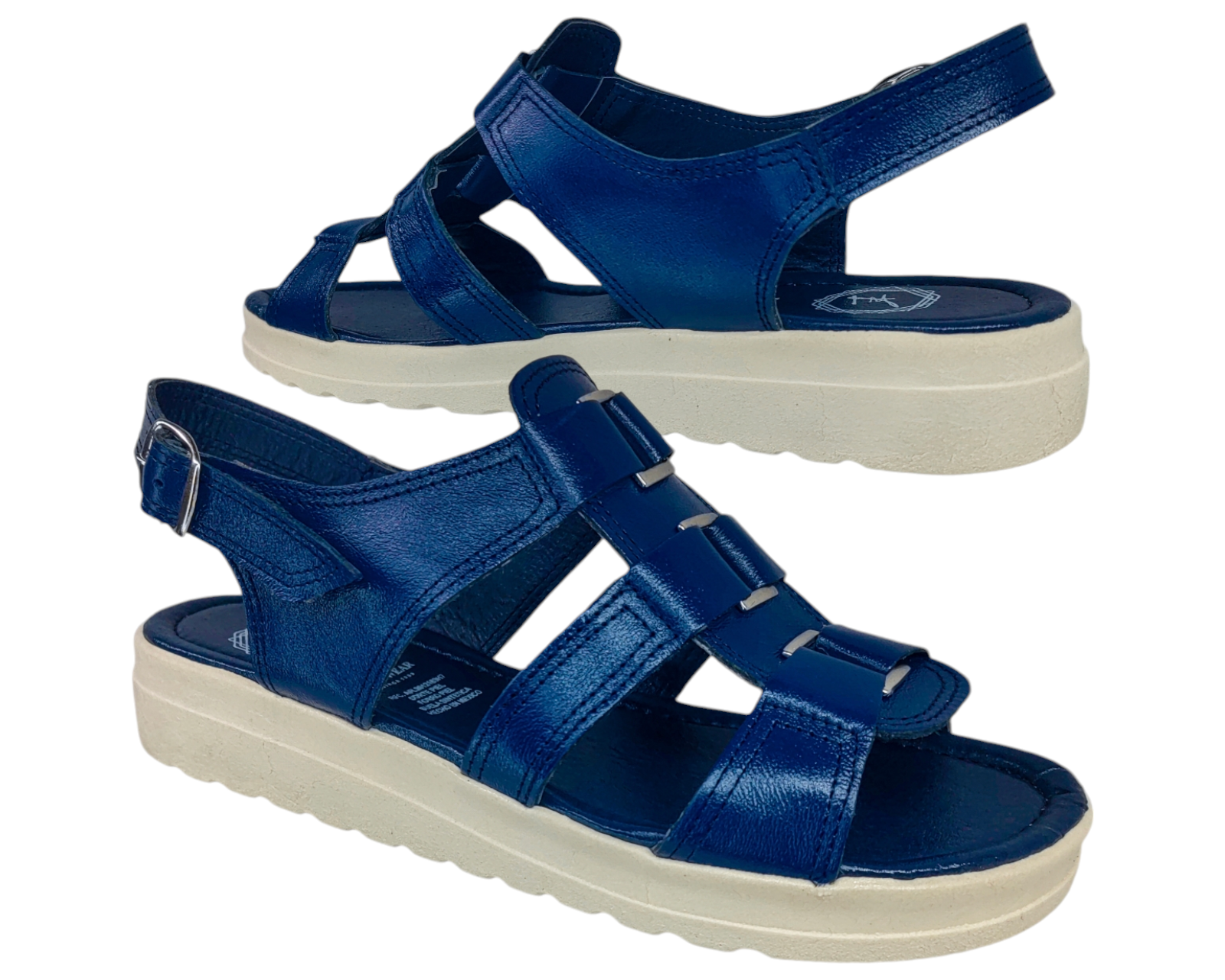 Foto 7 pulgar | Sandalias Casuales Piel Vacuno de Broche Versátil para Mujer