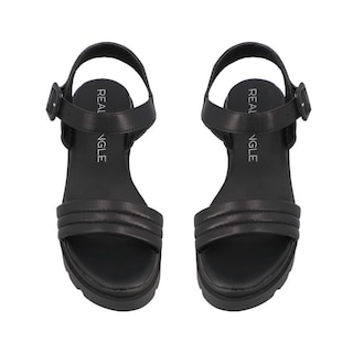 Foto 4 | Sandalia Real Jungle Mujer Casual Resistente Verano Calor Primavera Negro