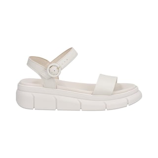Foto 1 | Sandalia Mujer Moleca Plataforma Ajustable Blanco