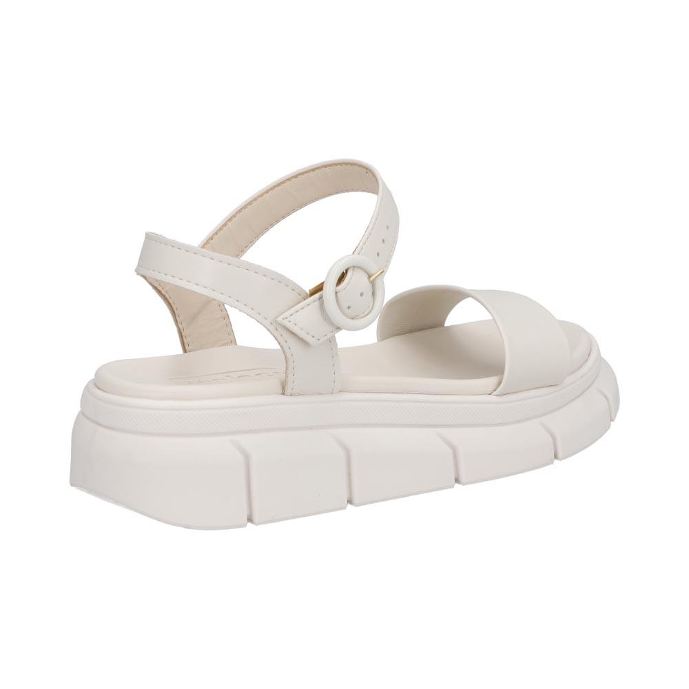 Foto 4 pulgar | Sandalia Mujer Moleca Plataforma Ajustable Blanco