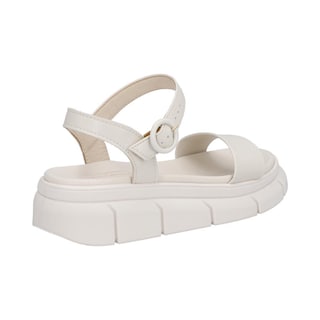 Foto 3 | Sandalia Mujer Moleca Plataforma Ajustable Blanco