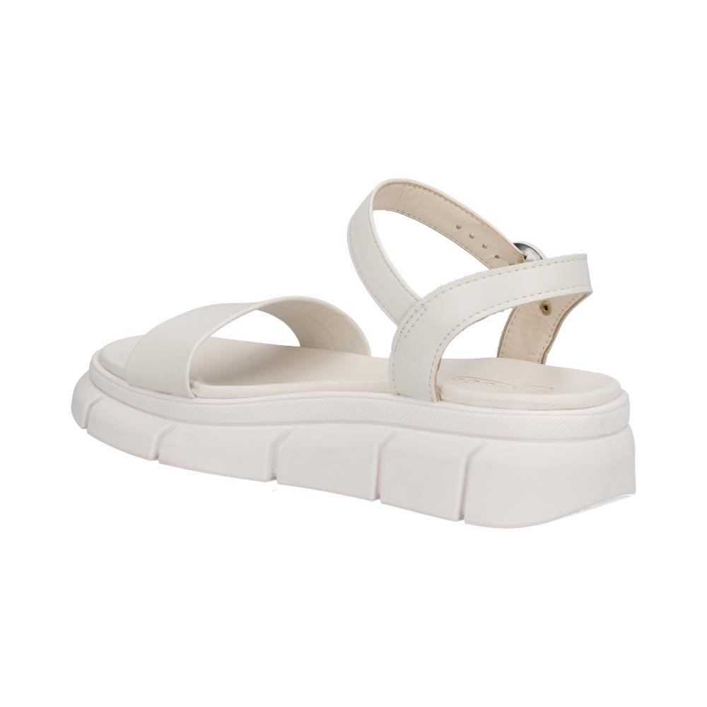 Foto 5 pulgar | Sandalia Mujer Moleca Plataforma Ajustable Blanco