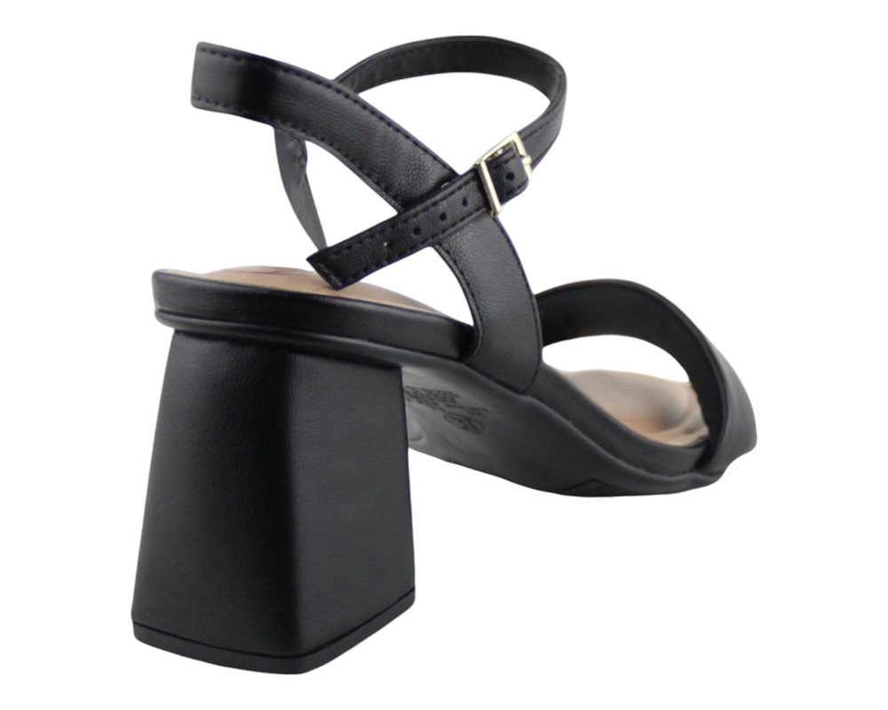 Foto 4 pulgar | Sandalia Tacón Para Mujer Lob Footwear Napa Turim Negro 86804751