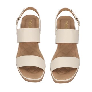 Foto 6 | Sandalia Mujer Vosse Tacon Casual Comoda Beige