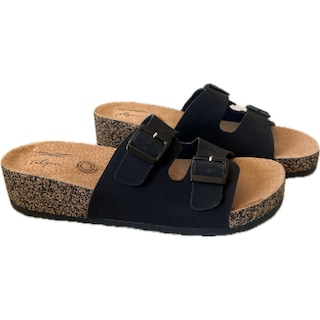 Foto 1 | Sandalias Folgen Negras con Hebillas Ajustables y Suela Antideslizante Confort y Estilo para Cada Paso para Mujer