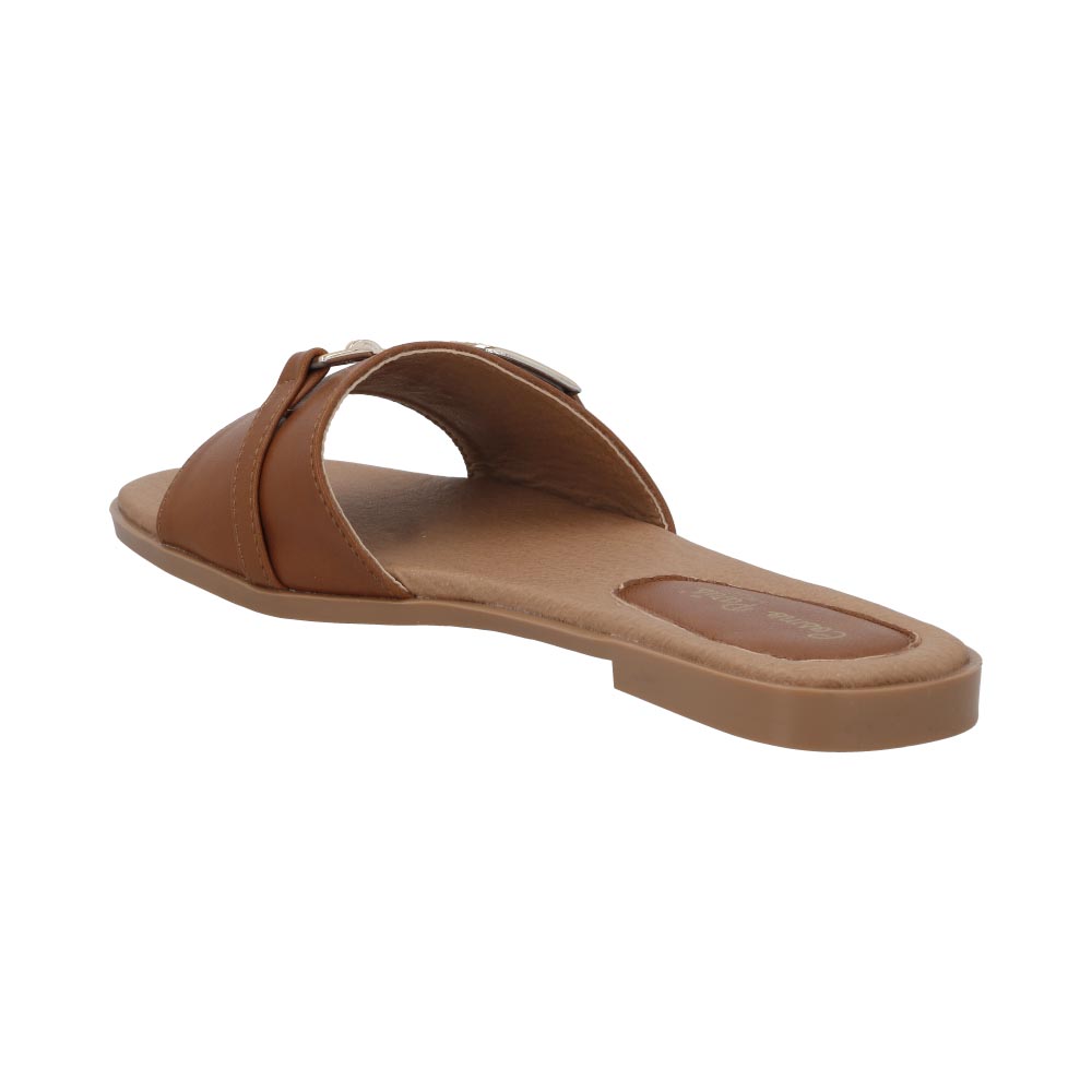 Foto 5 pulgar | Sandalia De Piso Cosmo Paris 1013 Color Camel Huaraches Mujer 23 Al 26