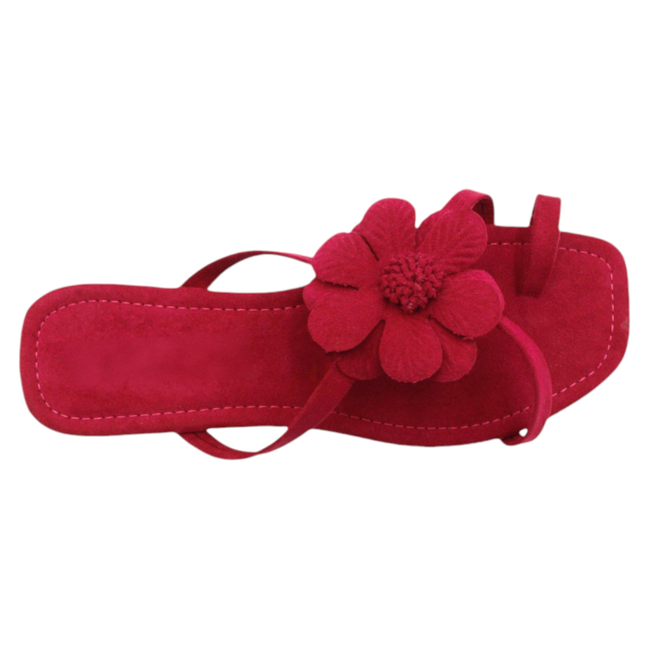 Foto 5 pulgar | Sandalias de Piso Rosa para Mujer