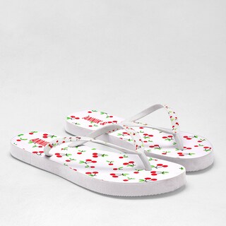 Foto 2 | Sandalias Sideletas Blancas para Mujer