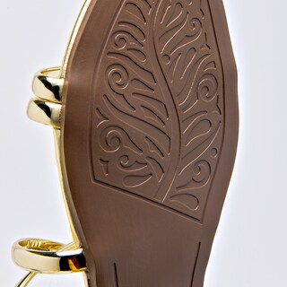 Foto 4 | Sandalias Moramora Doradas para Mujer
