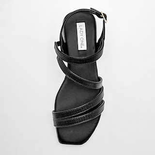 Foto 2 | Sandalia Lady One Negra para Mujer