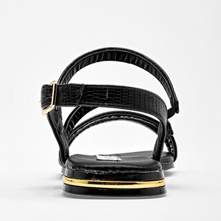 Foto 3 | Sandalia Lady One Negra para Mujer