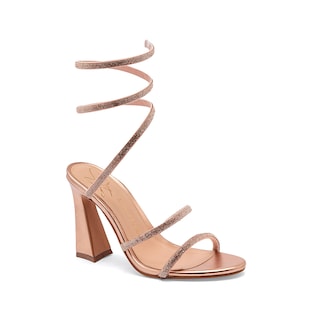 Foto 1 | Sandalias Clasben Doradas Casuales para Mujer