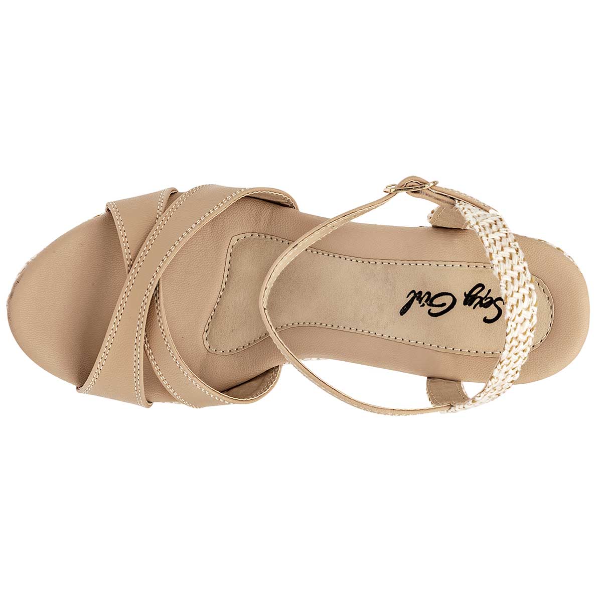 Foto 3 pulgar | Sandalia Sexy Girl Beige para Mujer