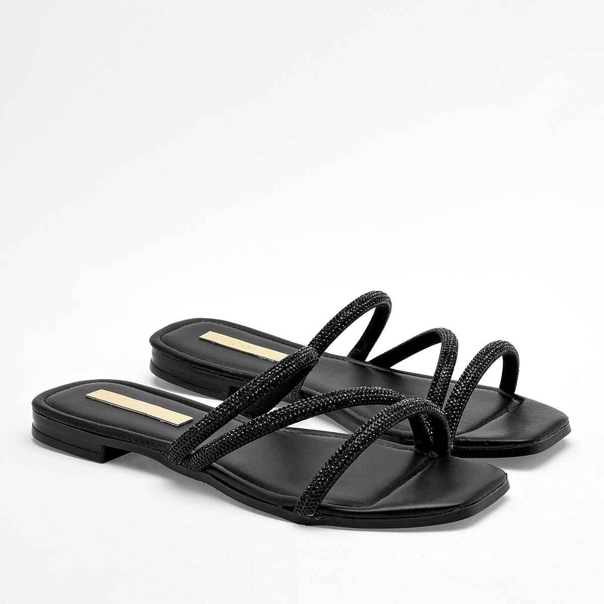 Foto 3 pulgar | Sandalias Moramora Negras para Mujer