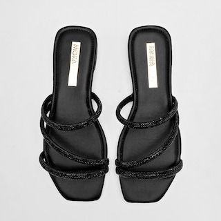Foto 3 | Sandalias Moramora Negras para Mujer