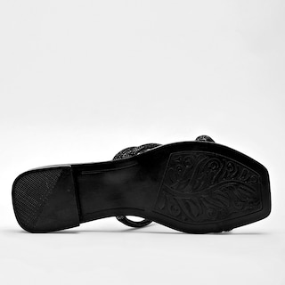 Foto 4 | Sandalias Moramora Negras para Mujer
