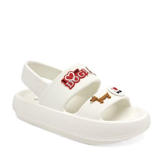 Foto 1 | Sandalia Evalight Blanca para Mujer