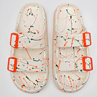 Foto 3 | Sandalias Evalight Beige para Mujer